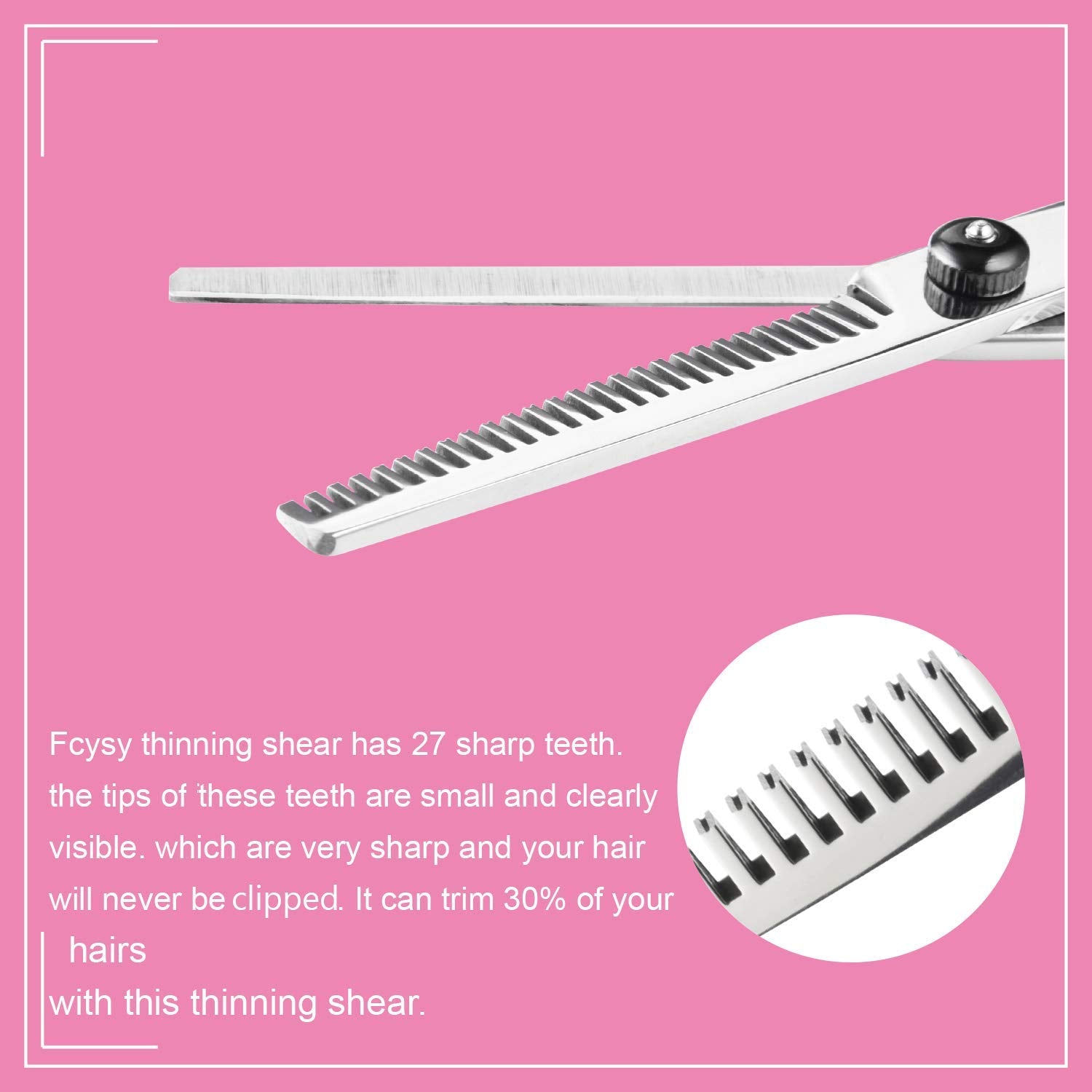 Fcysy Tijeras de corte de cabello, tijeras de peluquería profesiona...