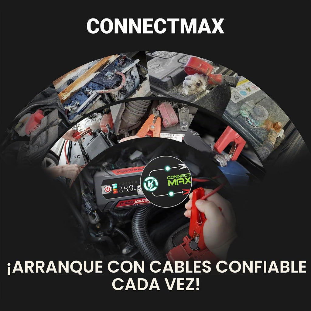 LOKITHOR JT400 Arrancador de salto con probador de batería (8.5L de...