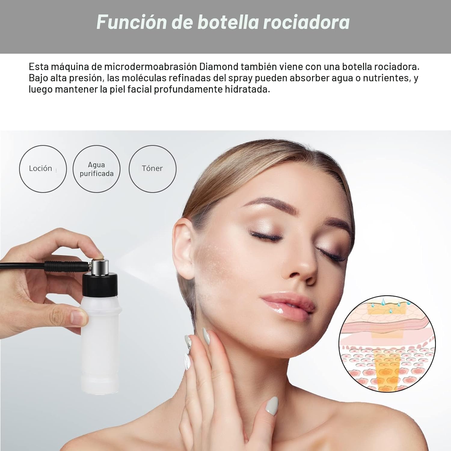 AIMENGXI Máquina de Microdermoabrasión de Diamante Profesional Plus...