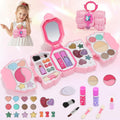 Topsolid Kit de maquillaje para niñas, maquillaje real lavable para...