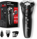 Maquinilla de afeitar eléctrica rategist 3 en 1 para hombres: acele...