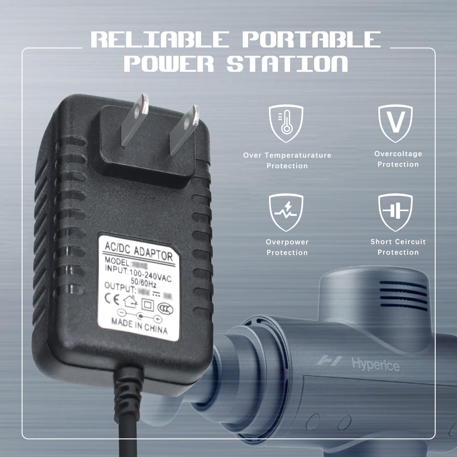 Pinkind Cargador de repuesto de 18 V para Hypervolt 2\/2 Pro\/Go\/G...