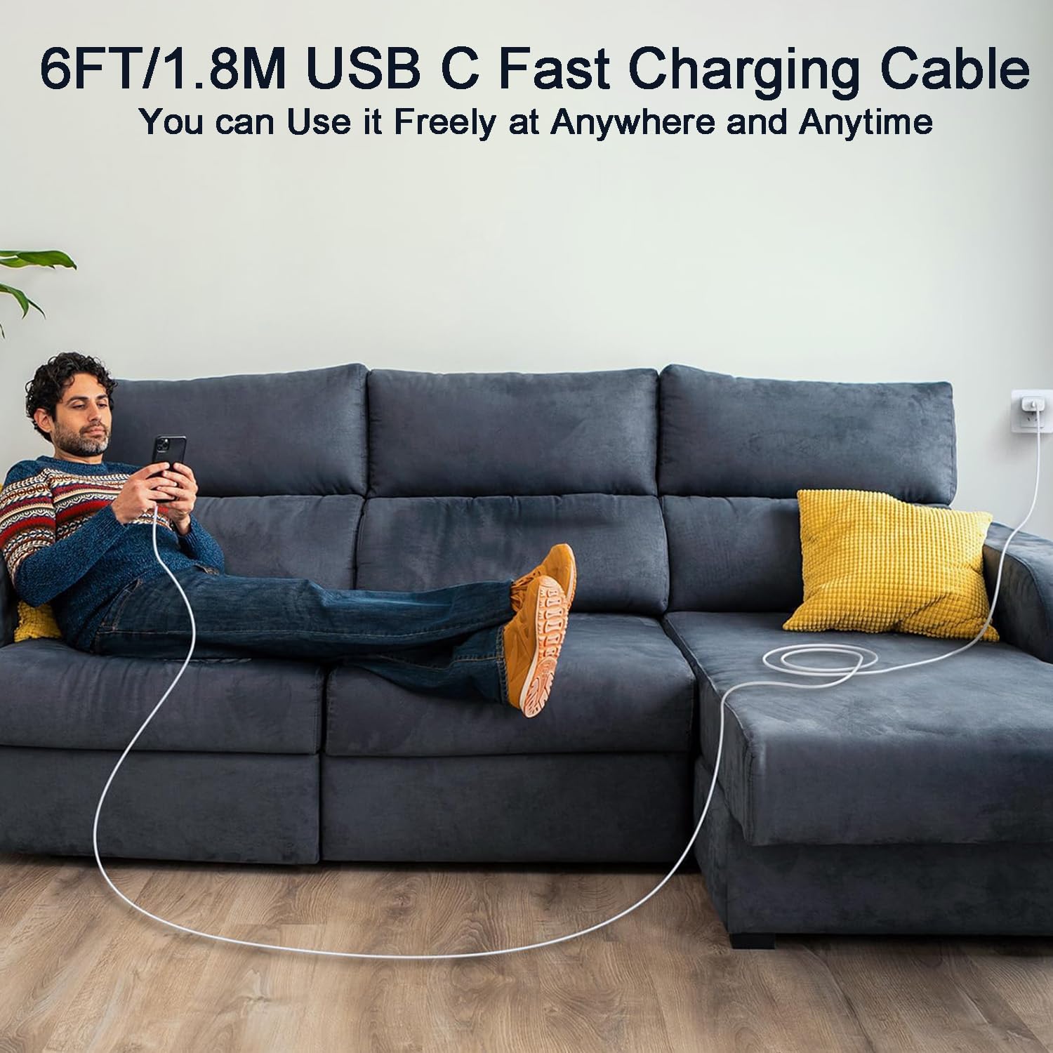 Cargador para iPhone 17, 16, 15, carga rápida, 20 W, tipo C, carga...