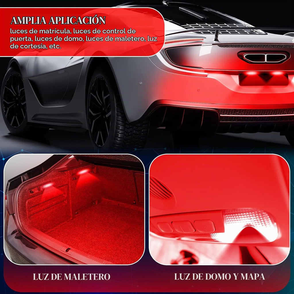 Frienda Juego de 70 piezas de luces interiores LED para automóvil,...