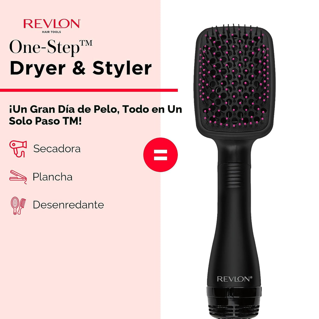 Cepillo y secador de salón para cabello, de Revlon | Seca, alisa y...