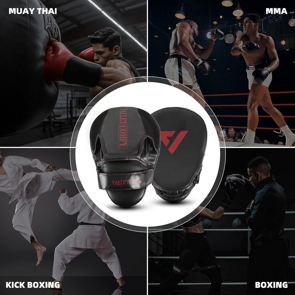 Valleycomfy - Manoplas de boxeo para puñetazos, almohadillas de box...