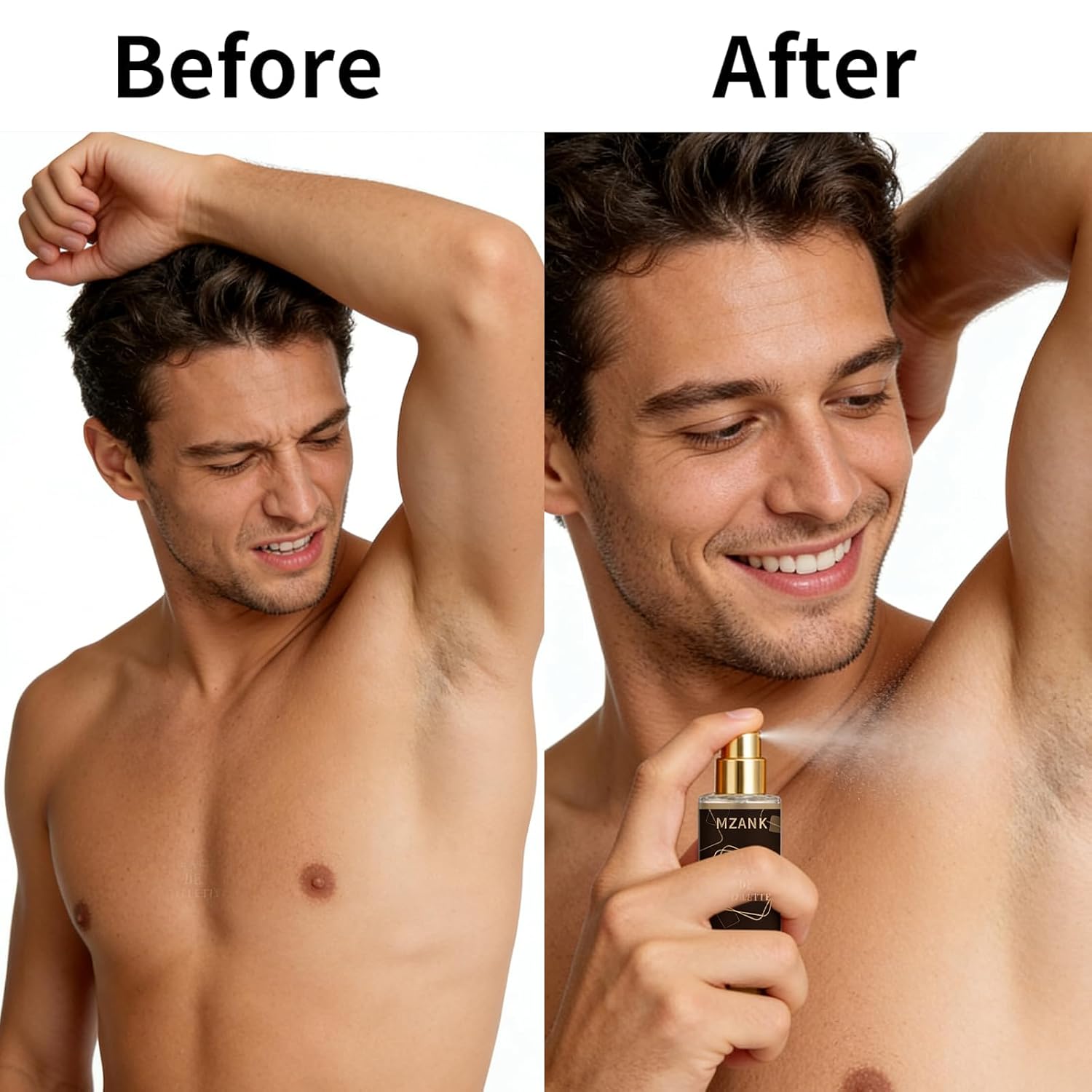 MZANK Paquete de 4 Colonia para Hombre (4x30ml), Perfume para Él, R...