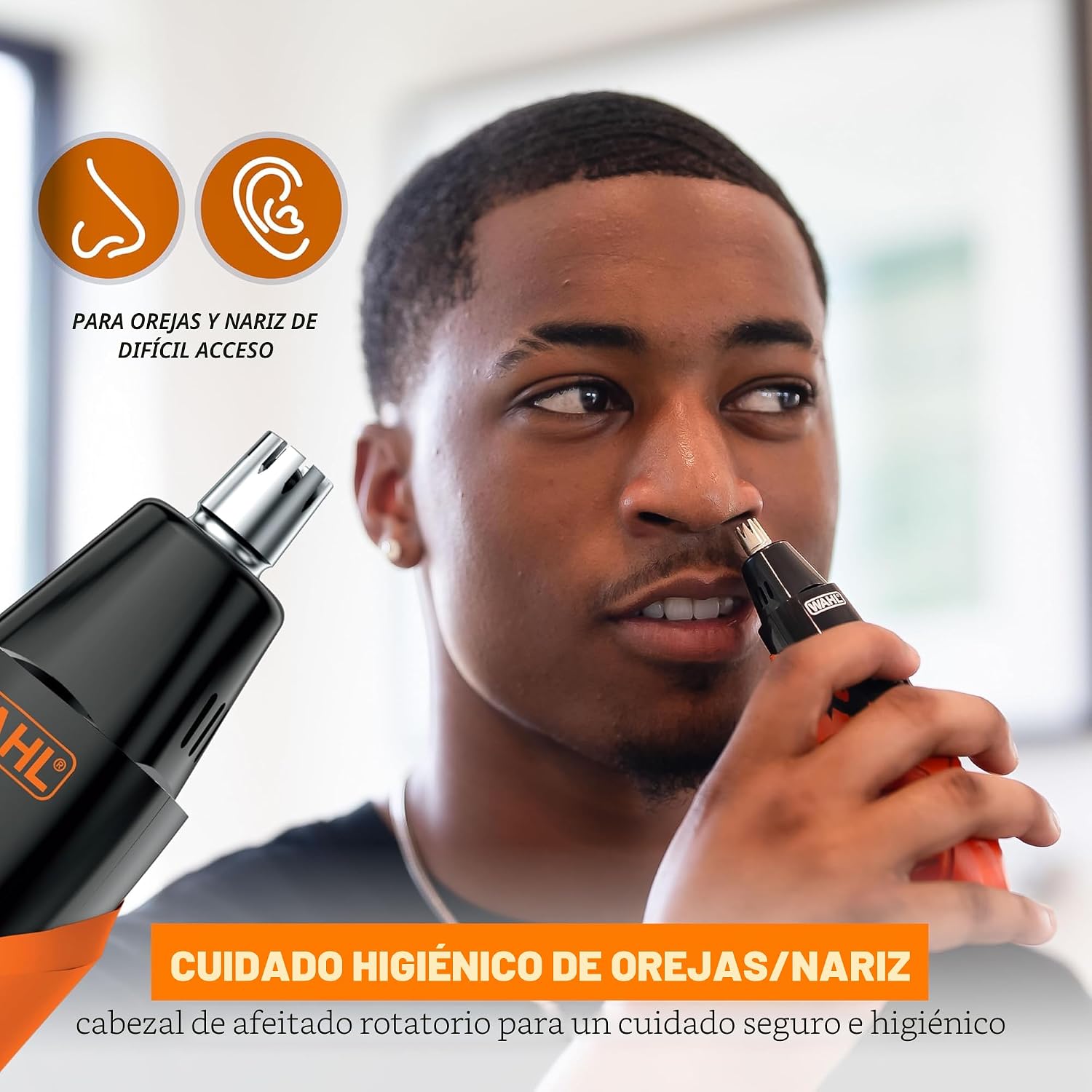 Wahl Trim Ninja - Maquinilla de afeitar eléctrica híbrida todo en u...
