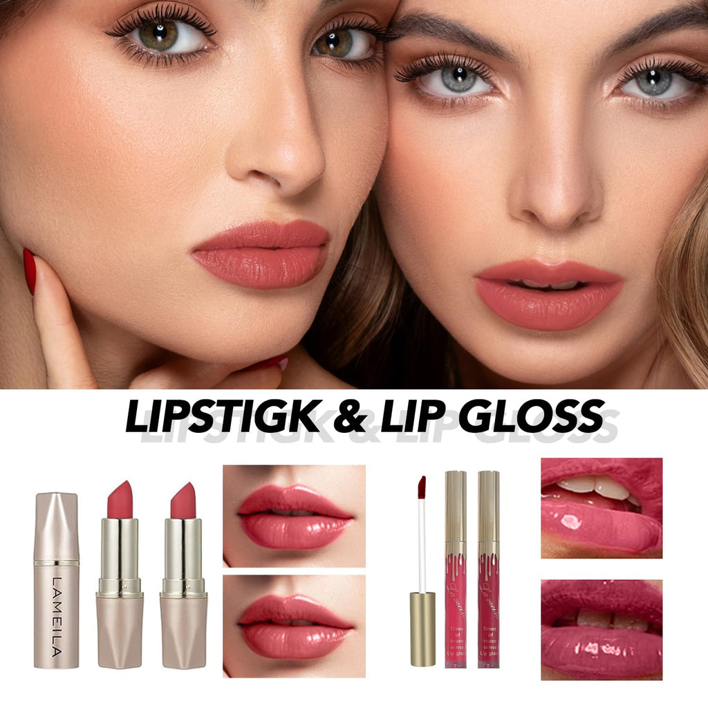 Kit completo de maquillaje de 34 piezas todo en uno para mujeres, i...