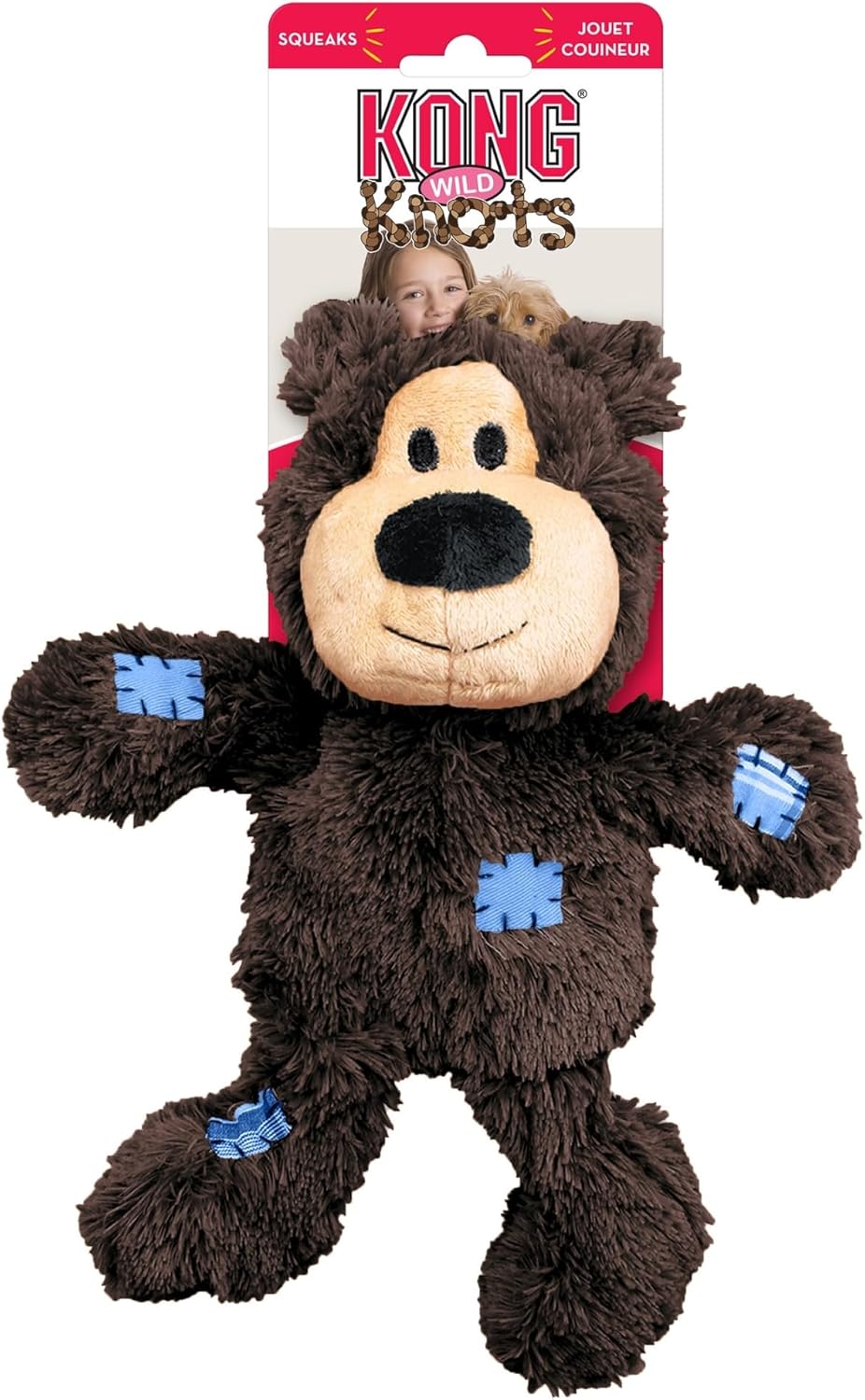 Kong Wild Knots Osos - Juguetes duraderos para perros con cuerdas a...