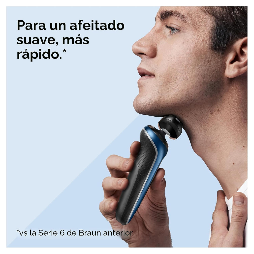 Braun Maquinilla de afeitar eléctrica para hombre, serie 6 6120s, a...