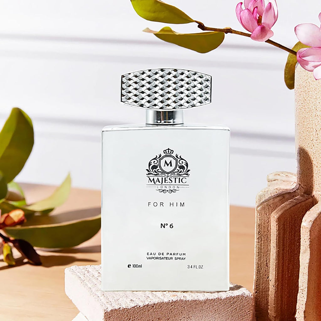 Fine Perfumery Majestic No 6 - Colonia para hombres - Aroma picante...