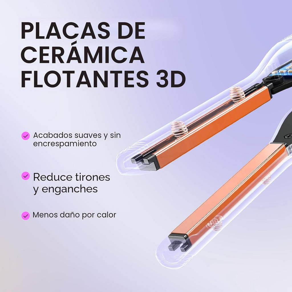 Wavytalk Plancha plana pequeña de 3\/10", Plancha plana de lápi...