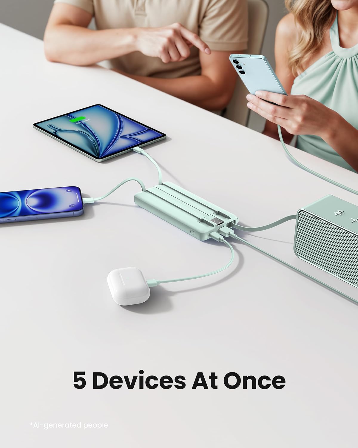 Coowisty Cargadores portátiles de 10000 mAh, banco de energía Slim...