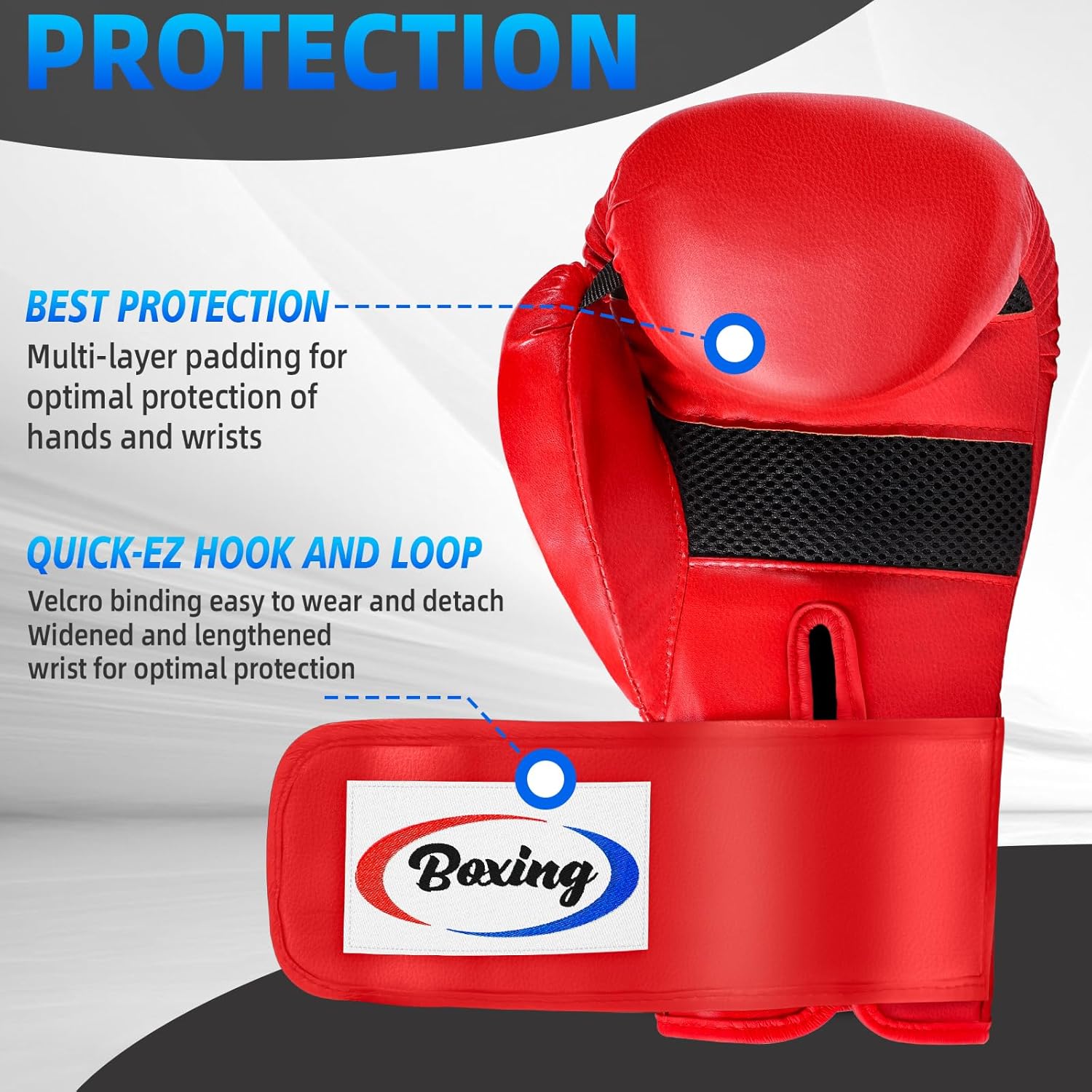 Guantes de boxeo para hombres y mujeres, guantes de entrenamiento y...