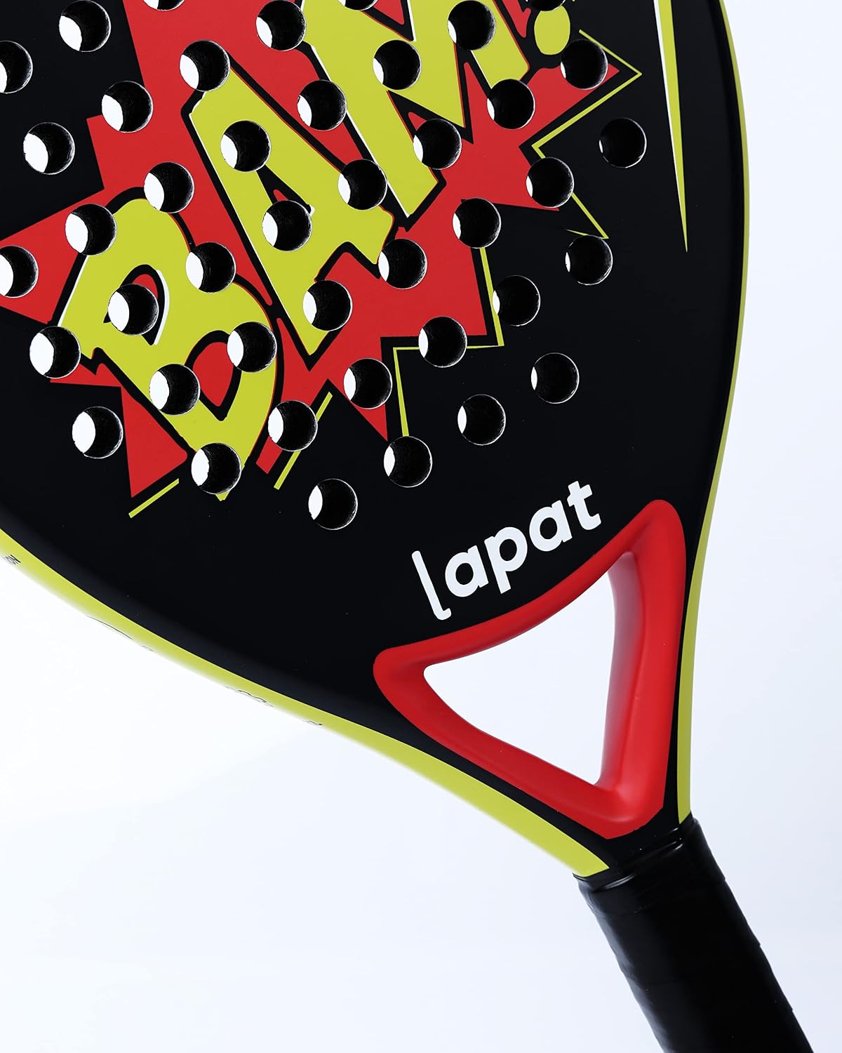 LAPAT Raqueta de pádel con bolsa de cubierta, superficie de carbono...