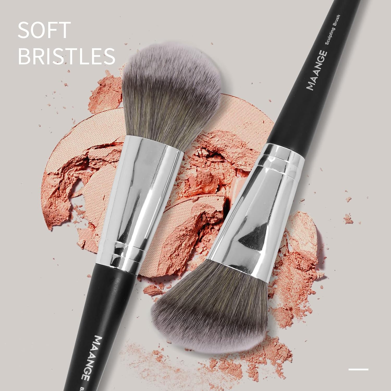 MAANGE - Juego de 18 brochas de maquillaje profesionales con estuch...