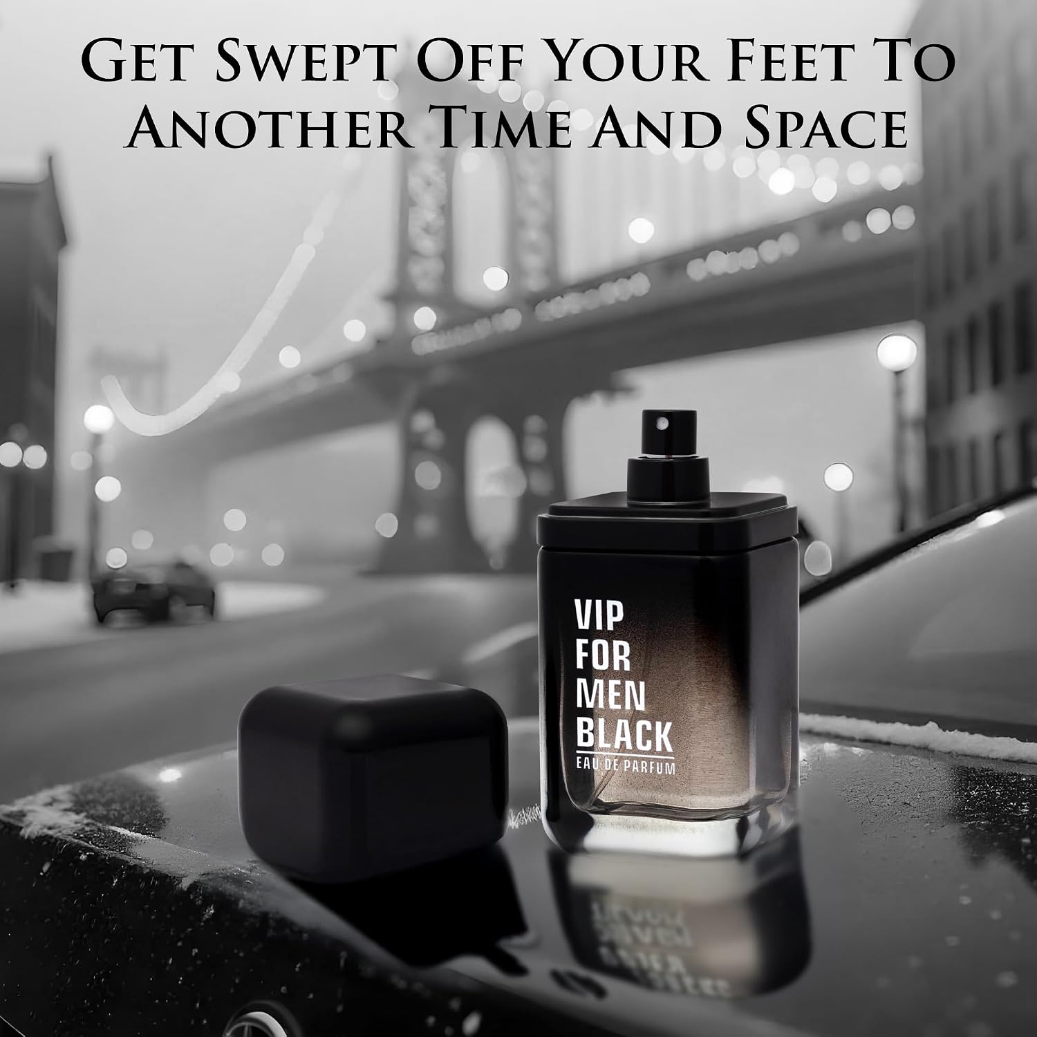 VIP Black for Men Eau De Parfum \u2013 Fragancia aromática Fougere...