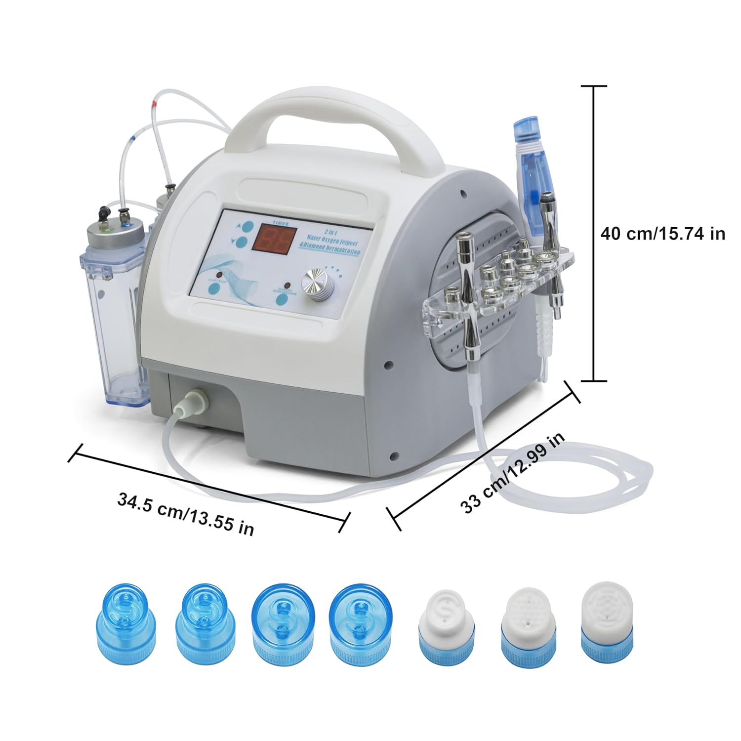 Elitzia 2 en 1 máquina de microdermabrasión de diamante Máquina de...