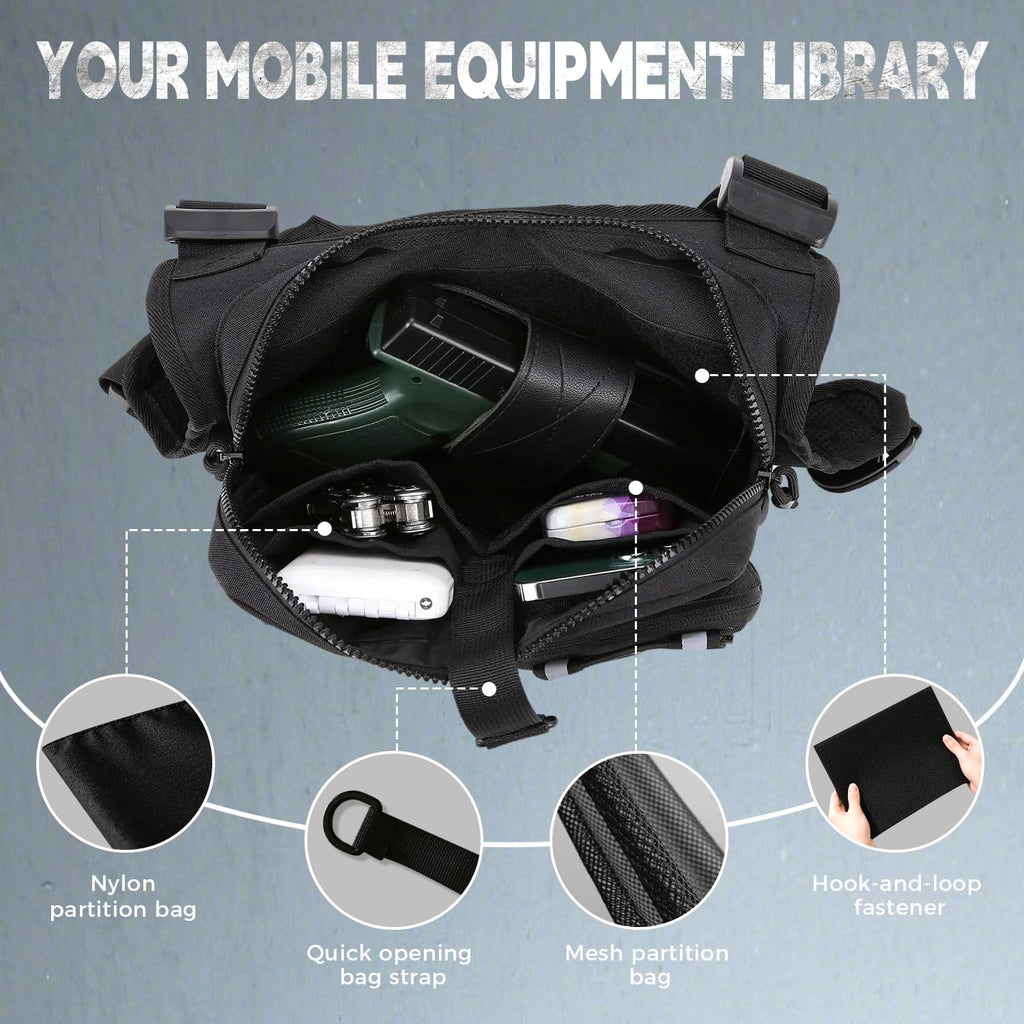koculemi Bolsa de Pecho para Deportes al Aire Libre para Hombres, F...