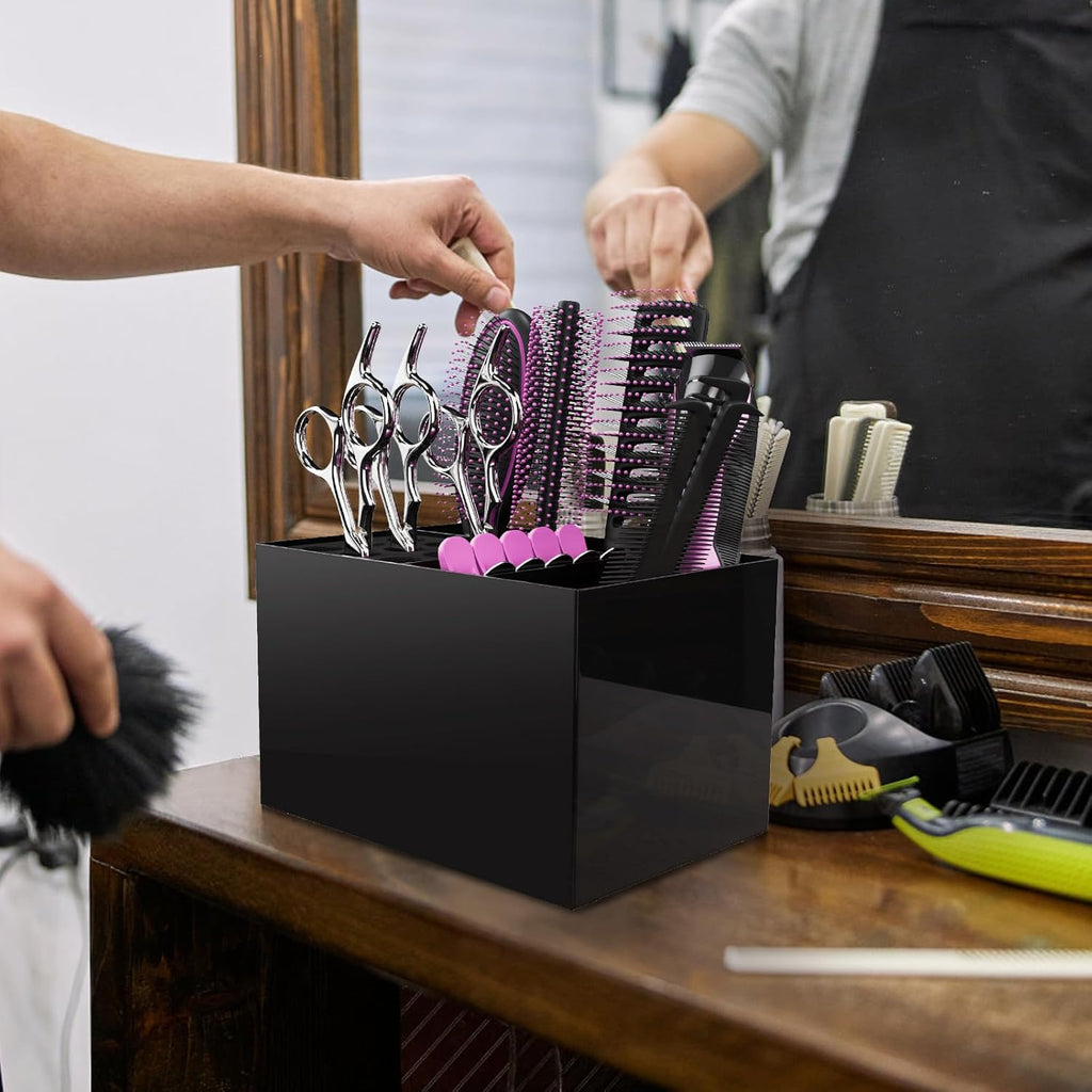 Noverlife Caja de Soporte para Tijeras de Peluquería, Soporte de Ci...