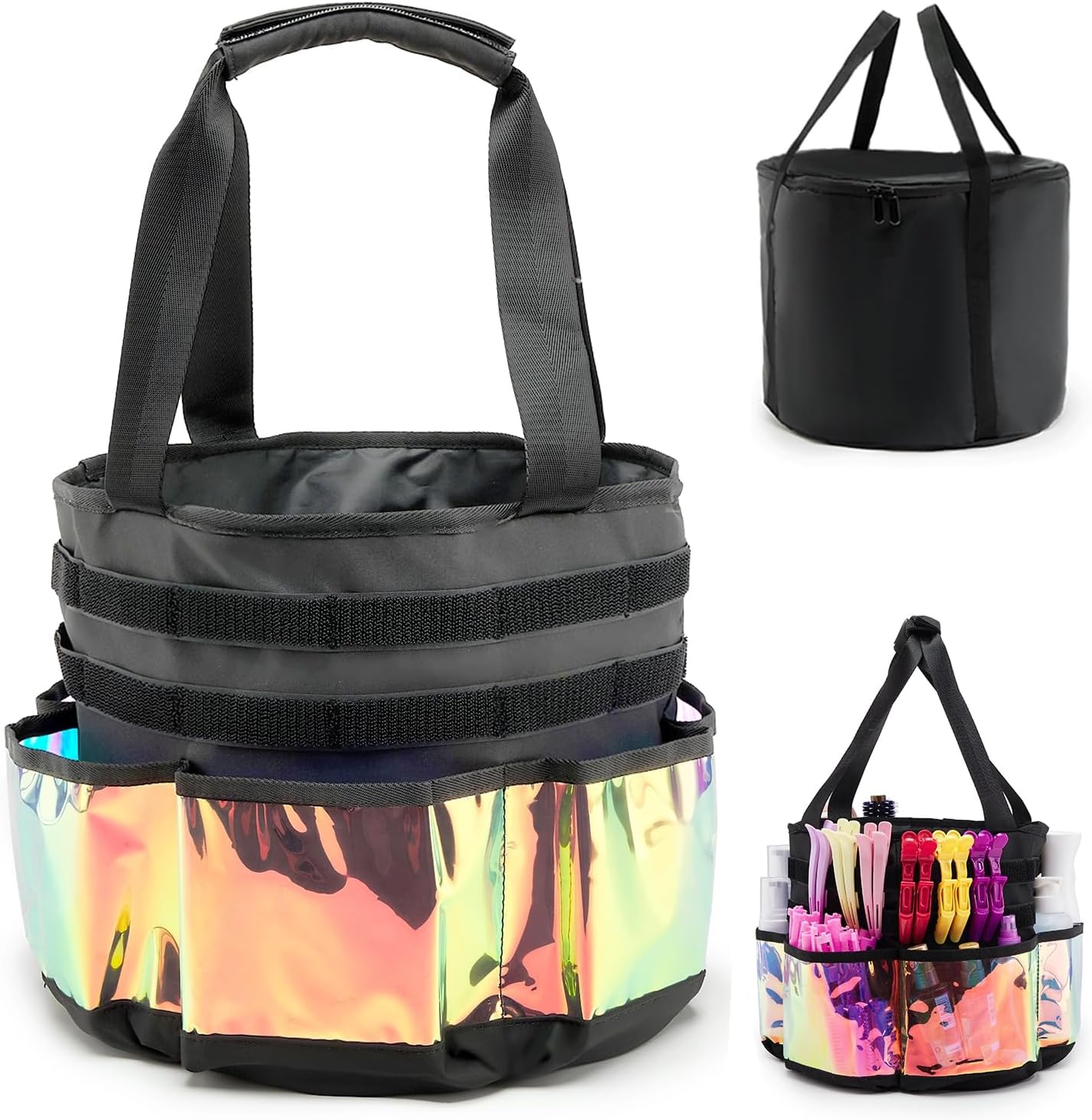 PUMHUBO Bolsa de viaje para estilista, con cubierta antipolvo, gran...