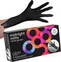 FRAMAR Guantes de nitrilo negros desechables sin látex, guantes de...