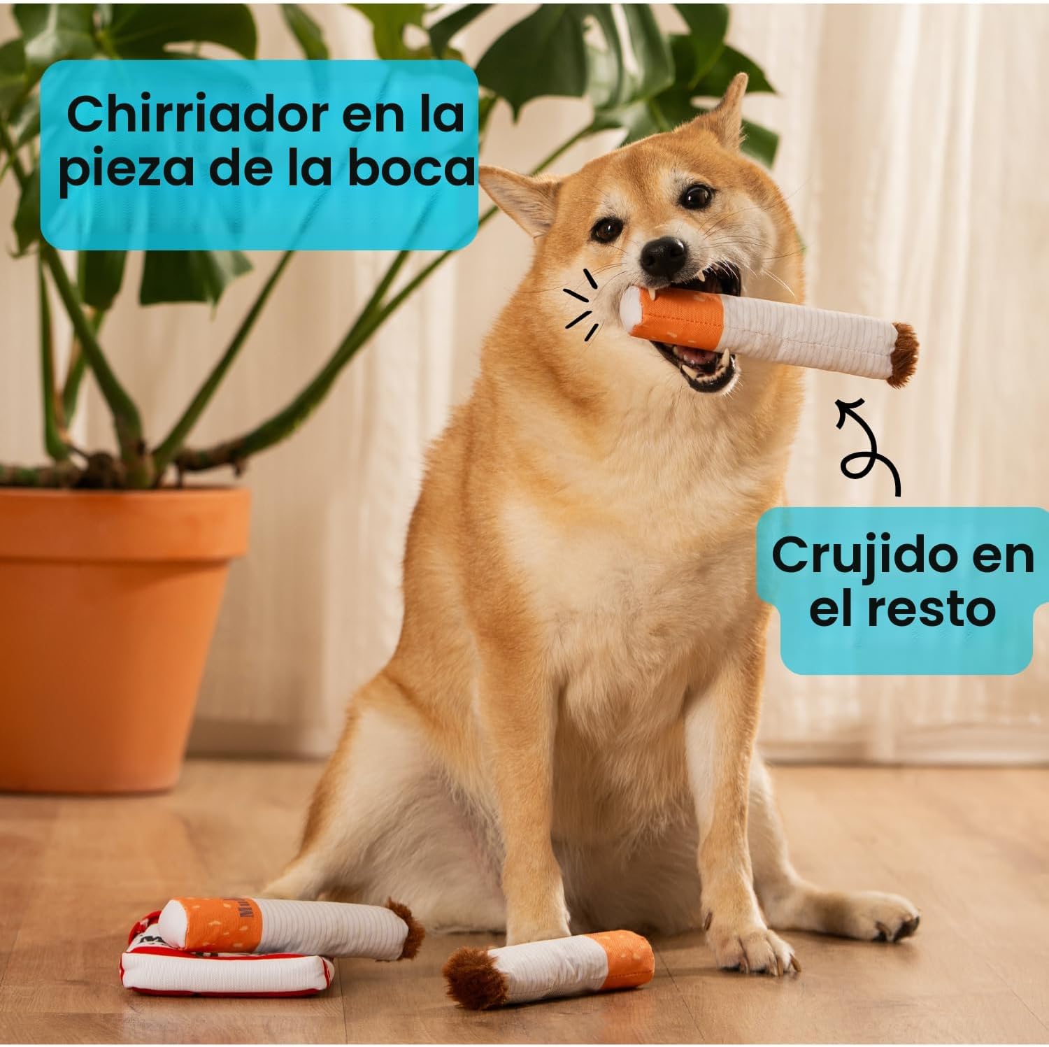 Nestpark Muttboro Doggy Cigs - Juguetes divertidos para perros \u20...