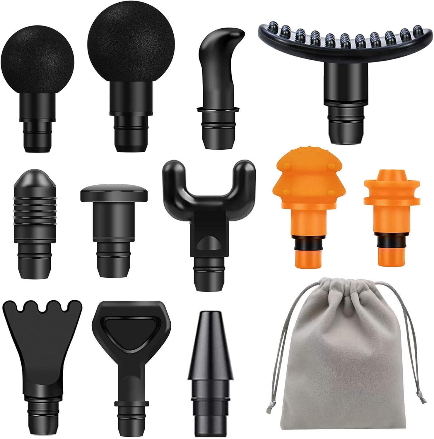 Accesorios de pistola de masaje para Hypervolt Go, 12 cabezales de...