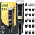 Ufree Recortadora de barba 3 en 1 para hombres, afeitadora eléctric...