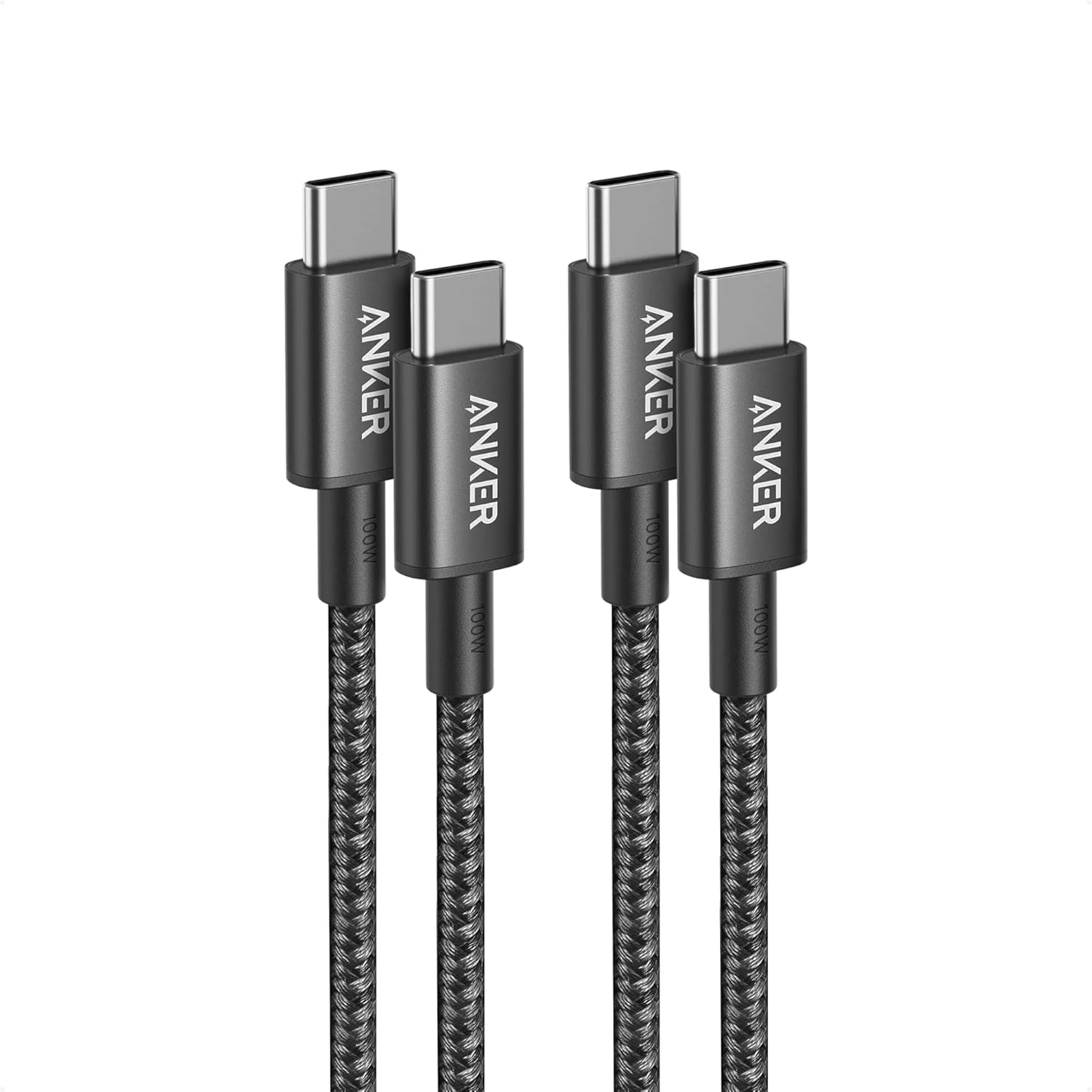 Anker Cable USB C a USB C, paquete de 2 cables de carga rápida tipo...