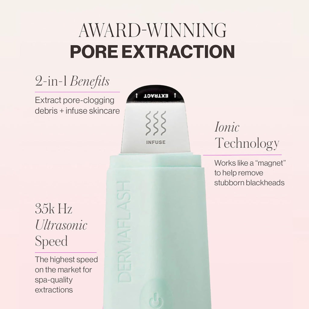 DERMAFLASH DERMAPORE+ Dispositivo de cuidado de la piel, extractor...