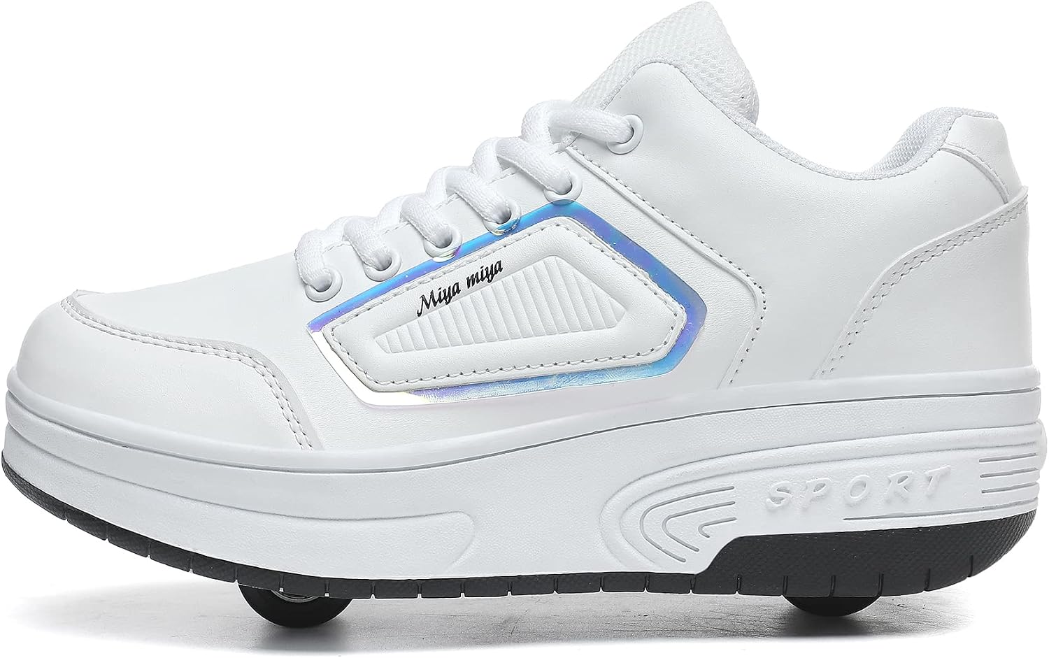 HOVERKICKES Kids Roller Skate Shoes with Wheels Roller Sneakers for...