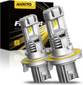 AUXITO - Bombillas H13\/9008, 600% brillo, 6500 K, blanco frío, luz...