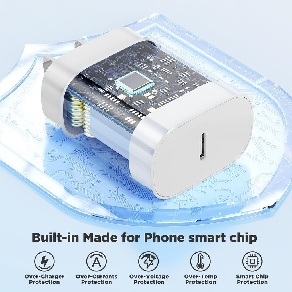Hzevn Cargador de carga súper rápida USB C de 25 W para teléfono Sa...