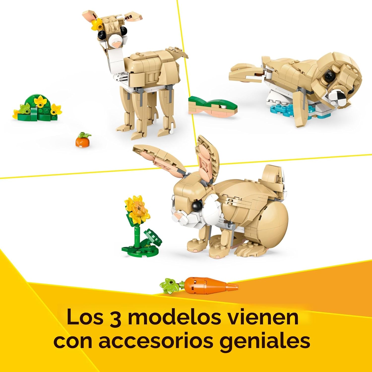 LEGO Creator 3 en 1 Juguetes Lindo Conejo - Juego de Construcción c...