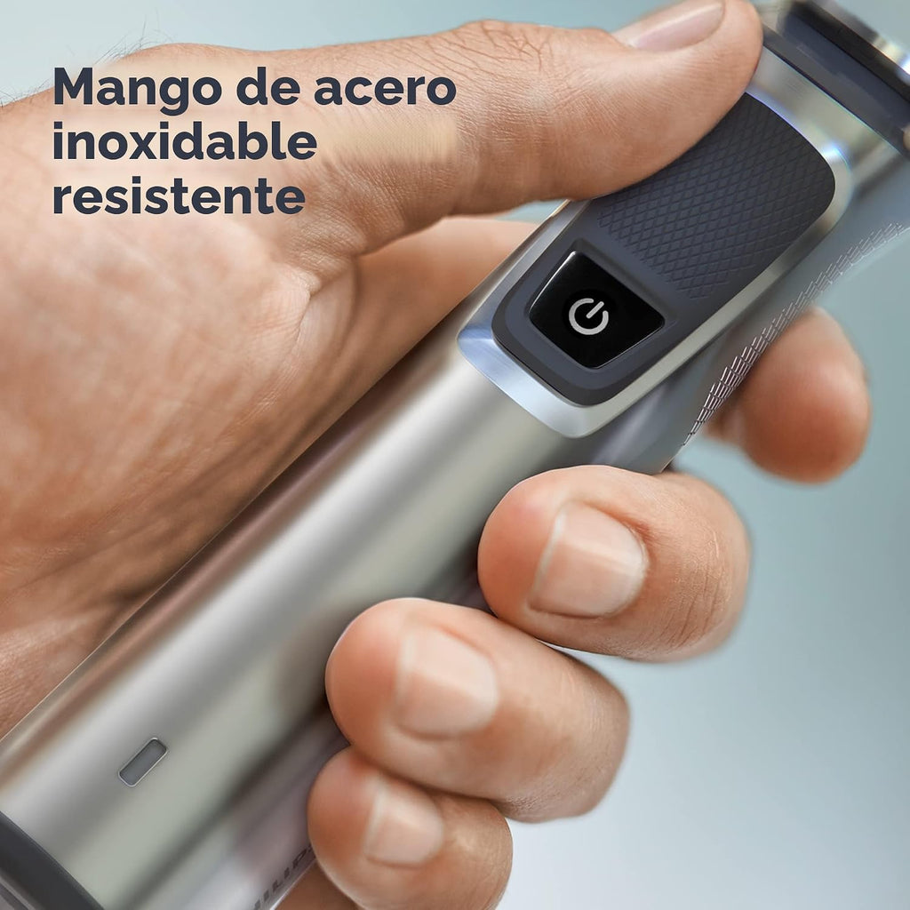 Norelco Philips Multigroom serie 7000, recortadora todo en uno, rec...