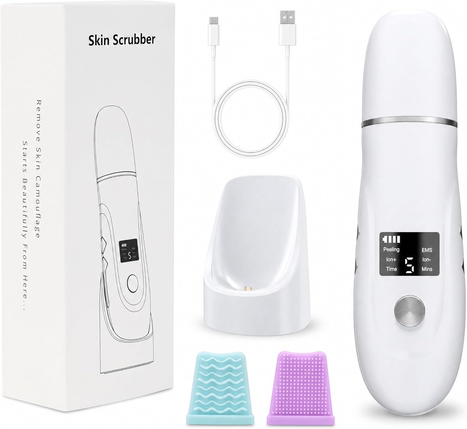 LITUEPET Espátula para la piel facial, herramienta removedora de pu...