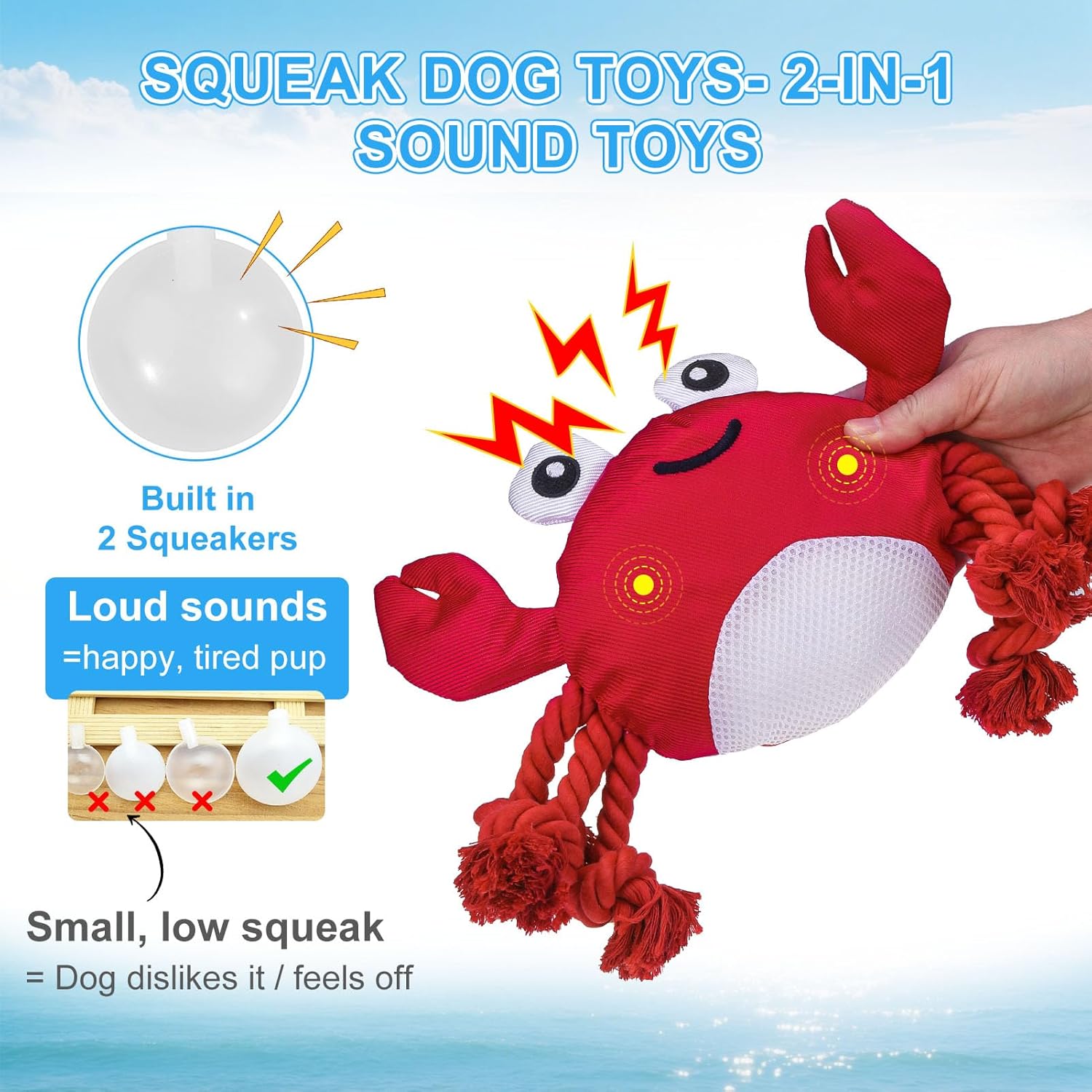 BEAUTYZOO Juguetes flotantes para piscina de agua para perros, paqu...