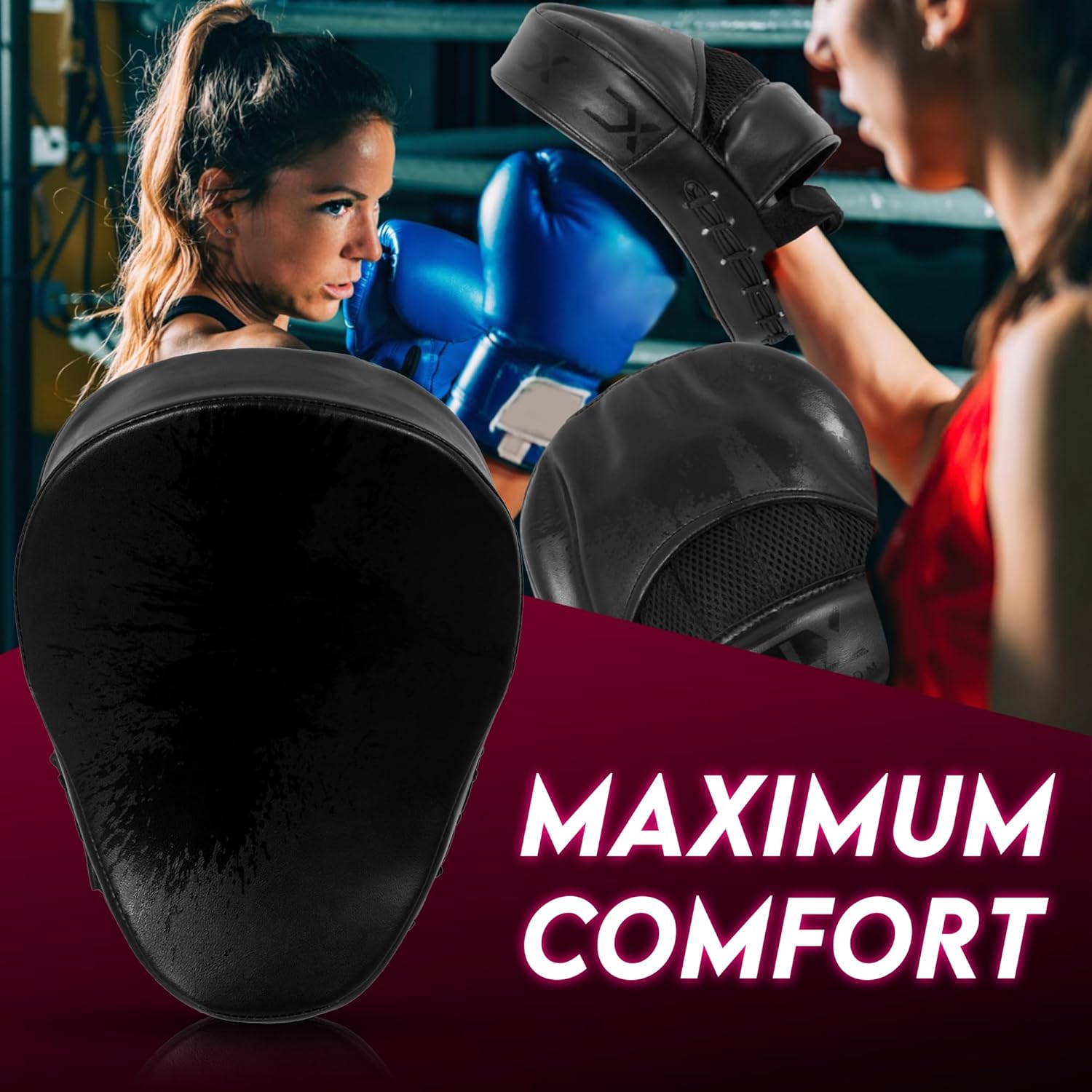 DALLX Guantes deportivos con gancho y Jab curvados para entrenamien...