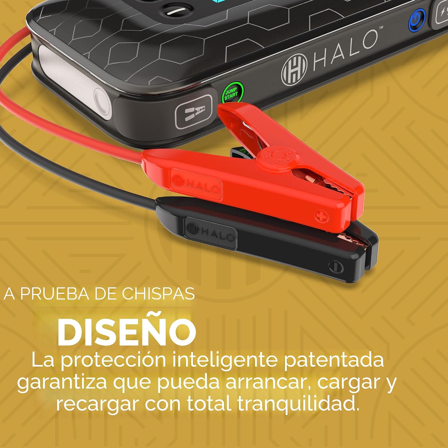 HALO Bolt Air+ 1750 arrancador de batería de auto portátil | Compre...