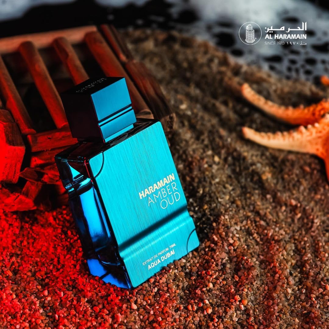 Al Haramain Amber Oud Aqua Dubai - Colonia Oud para hombres - Perfu...