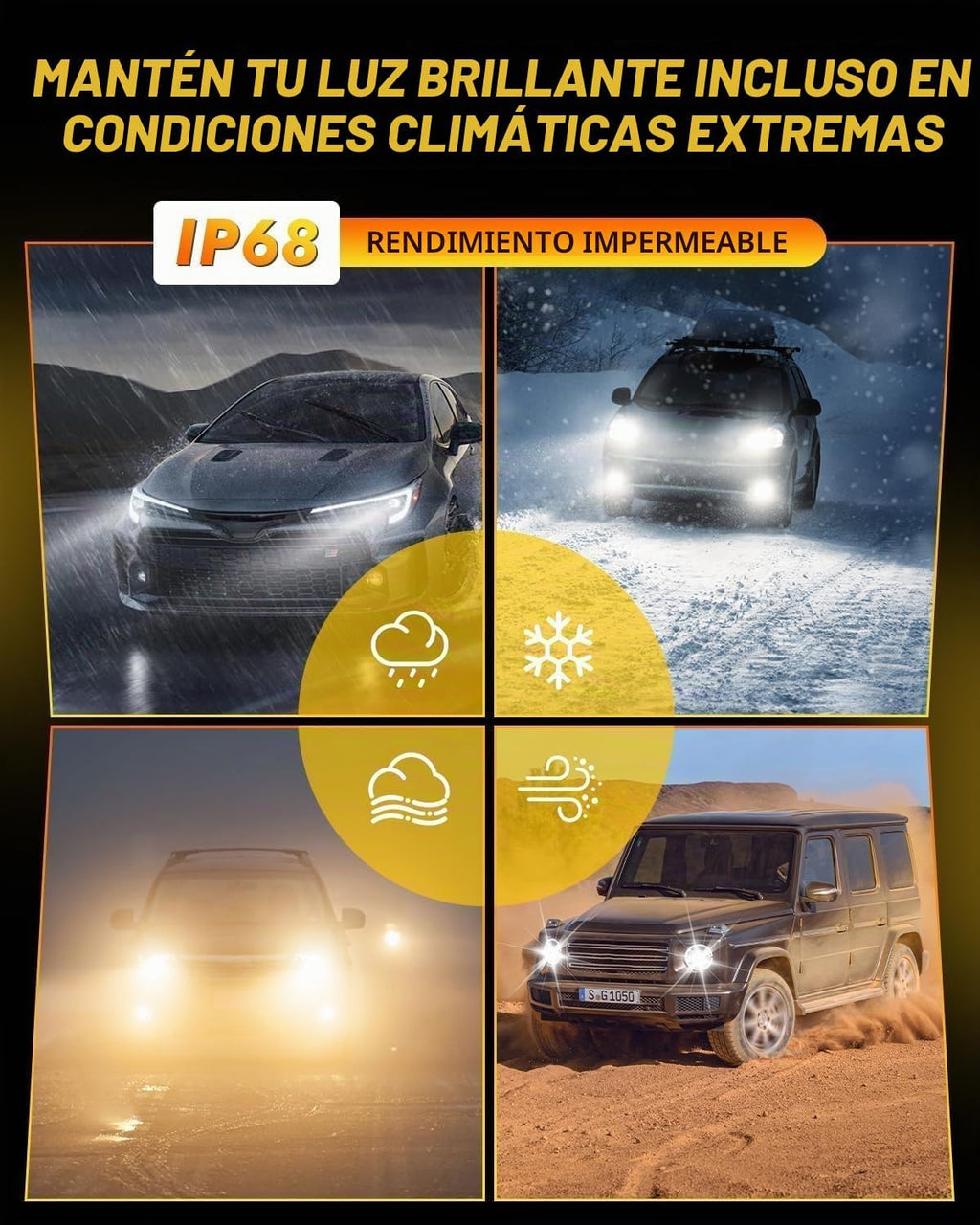 Termitor Bombillas exteriores Laest H4\/9003 HB2 para todoterreno |...
