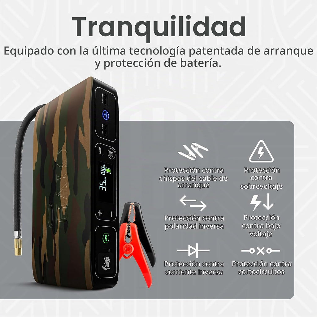 HALO Bolt Air 58830 Cargador de batería portátil para automóvil | C...