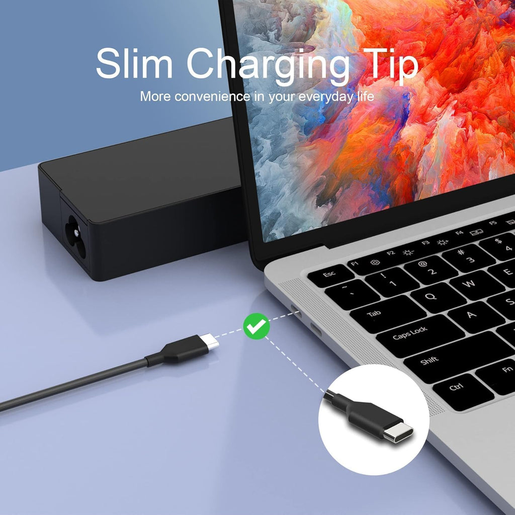 BULL-TECH Cargador USB C para laptop de 65 W, repuesto para Lenovo...