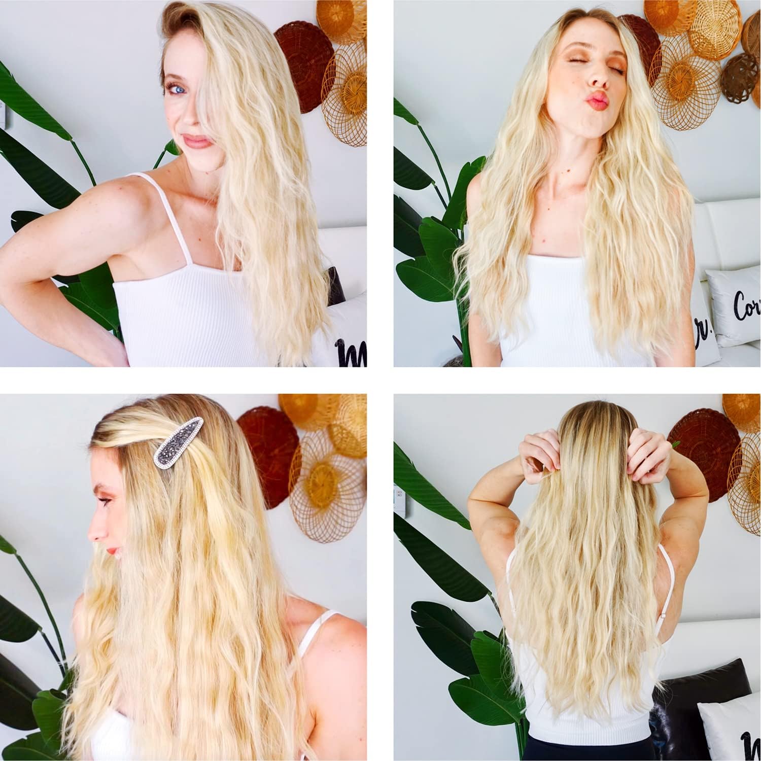 TOP4EVER Rizador de 3 barriles, herramienta de pelo de 1 pulgada, r...