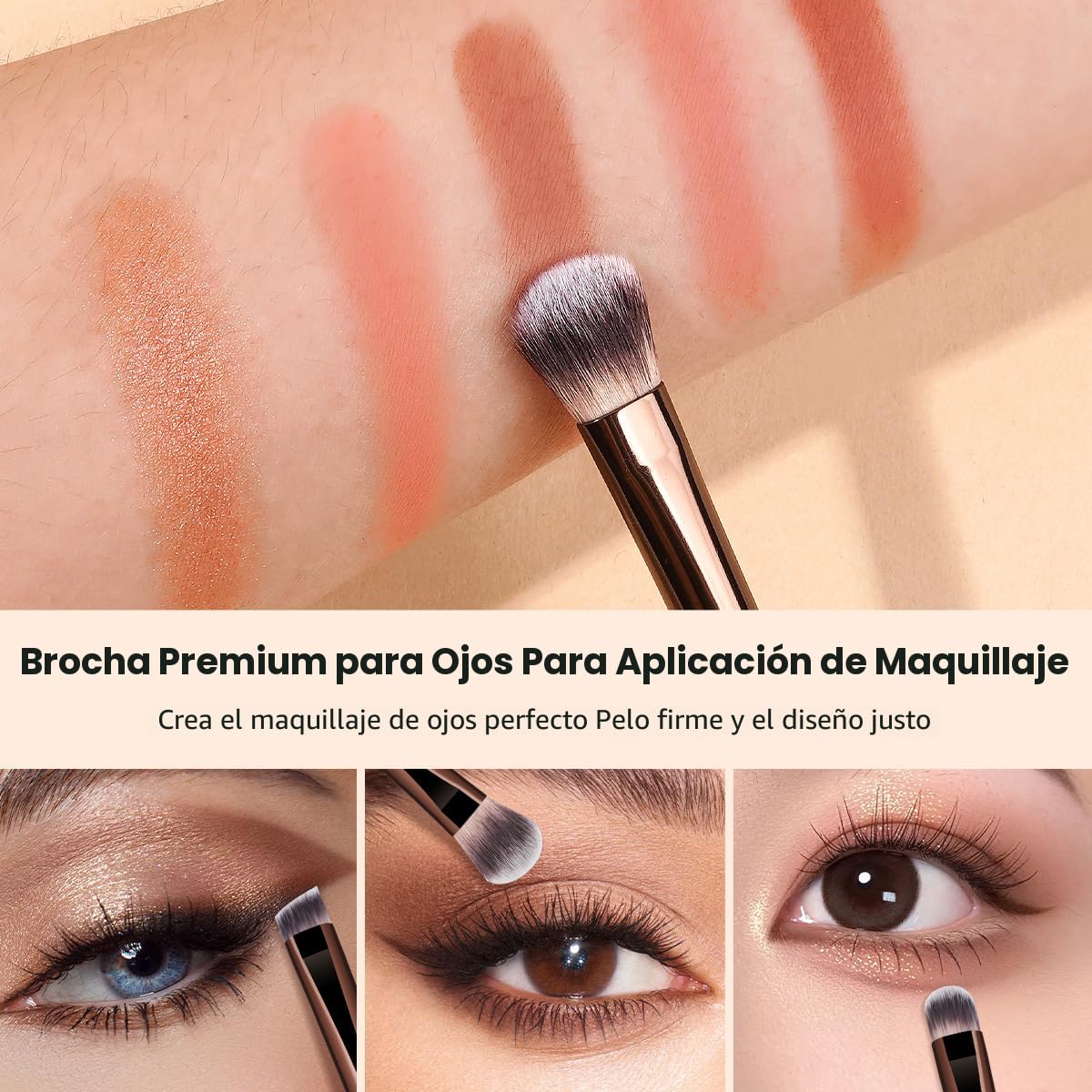 MAANGE Juego de 13 brochas de maquillaje de base con bolsa, brochas...