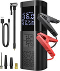 Arrancador de batería de coche de 12 V con cargador rápido de 65 W,...
