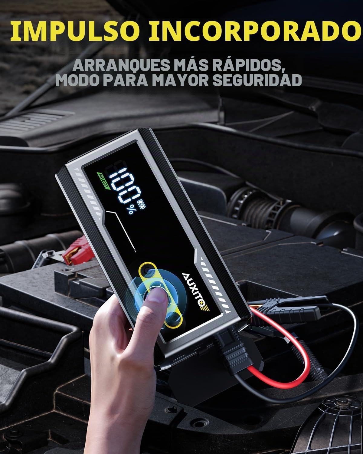 AUXITO T4 8000A portátil 12V batería de coche arrancador de salto p...