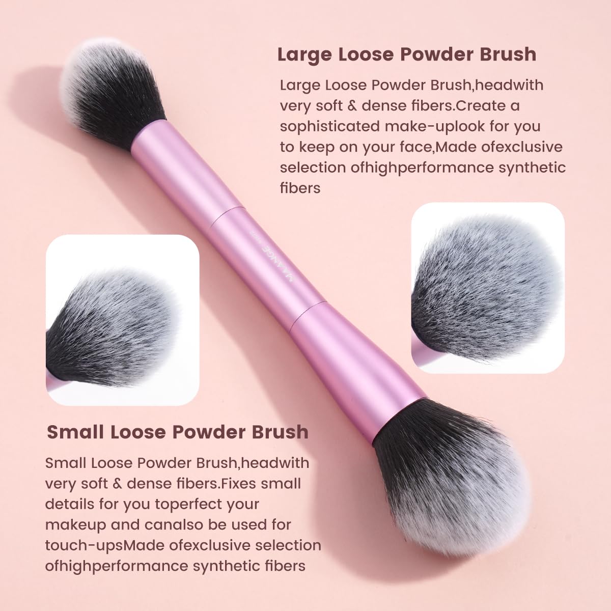 MAANGE 20 piezas de brochas de maquillaje con caja de regalo, broch...